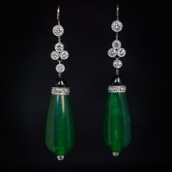 Art Deco vintage earrings