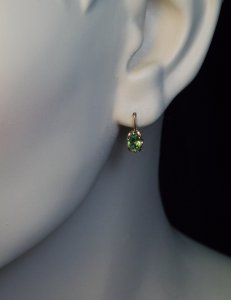 demantoid earrings