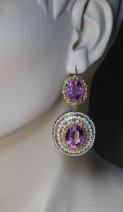 Antique Day to Night earrings