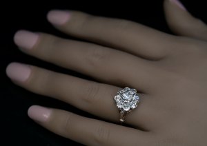 Antique diamond engagement ring