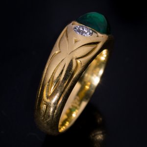 Art Nouveau antique ring