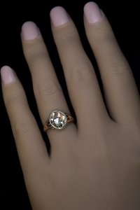 Antique diamond rose cut