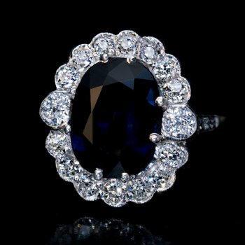 Vintage sapphire engagement ring