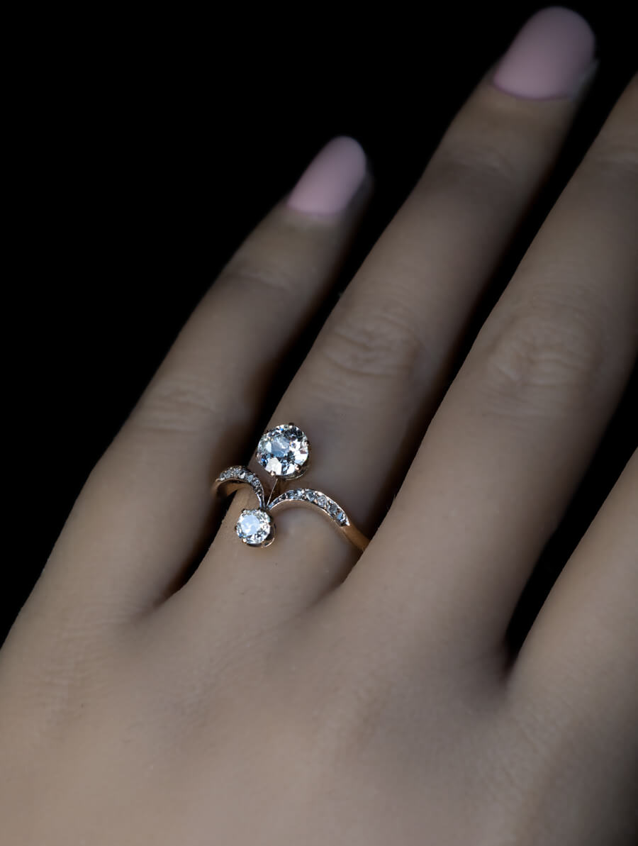 Belle Epoque Antique Diamond Ring Ref: 848654 - Antique Jewelry ...