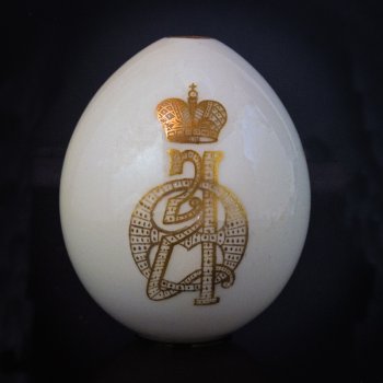 Empress Alexandra Feodorovna porcelain Easter egg