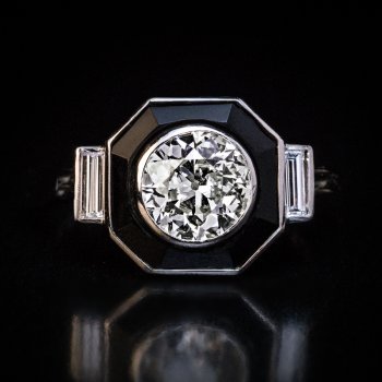 Art Deco vintage engagement ring