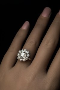 Vintage diamond engagement ring