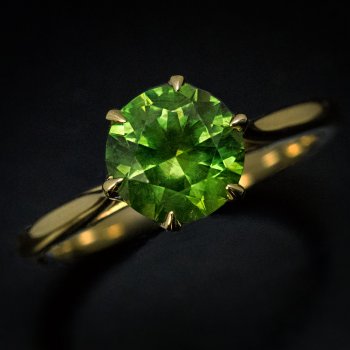 Russian 1.91 ct demantoid ring