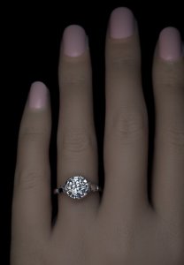 Vintage diamond engagement ring