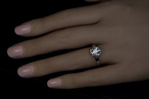 Vintage diamond engagement ring