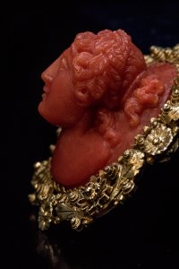 Antique Italian coral cameo