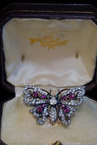 Antique butterfly jewelry