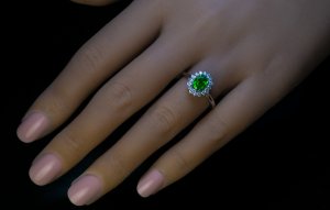 Demantoid rings for sale