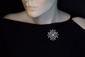 Antique Diamond Maltese Cross