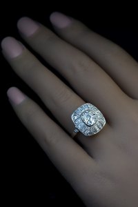 Art Deco diamond rings 1920s