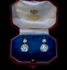 antique diamond earrings