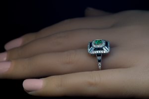 Art Deco rings