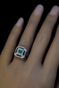 Art Deco vintage engagement ring