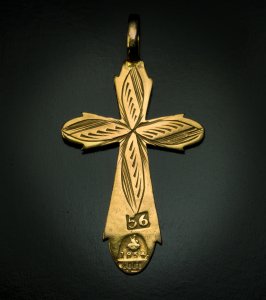 Russian gold cross