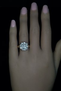 Antique diamond engagement ring