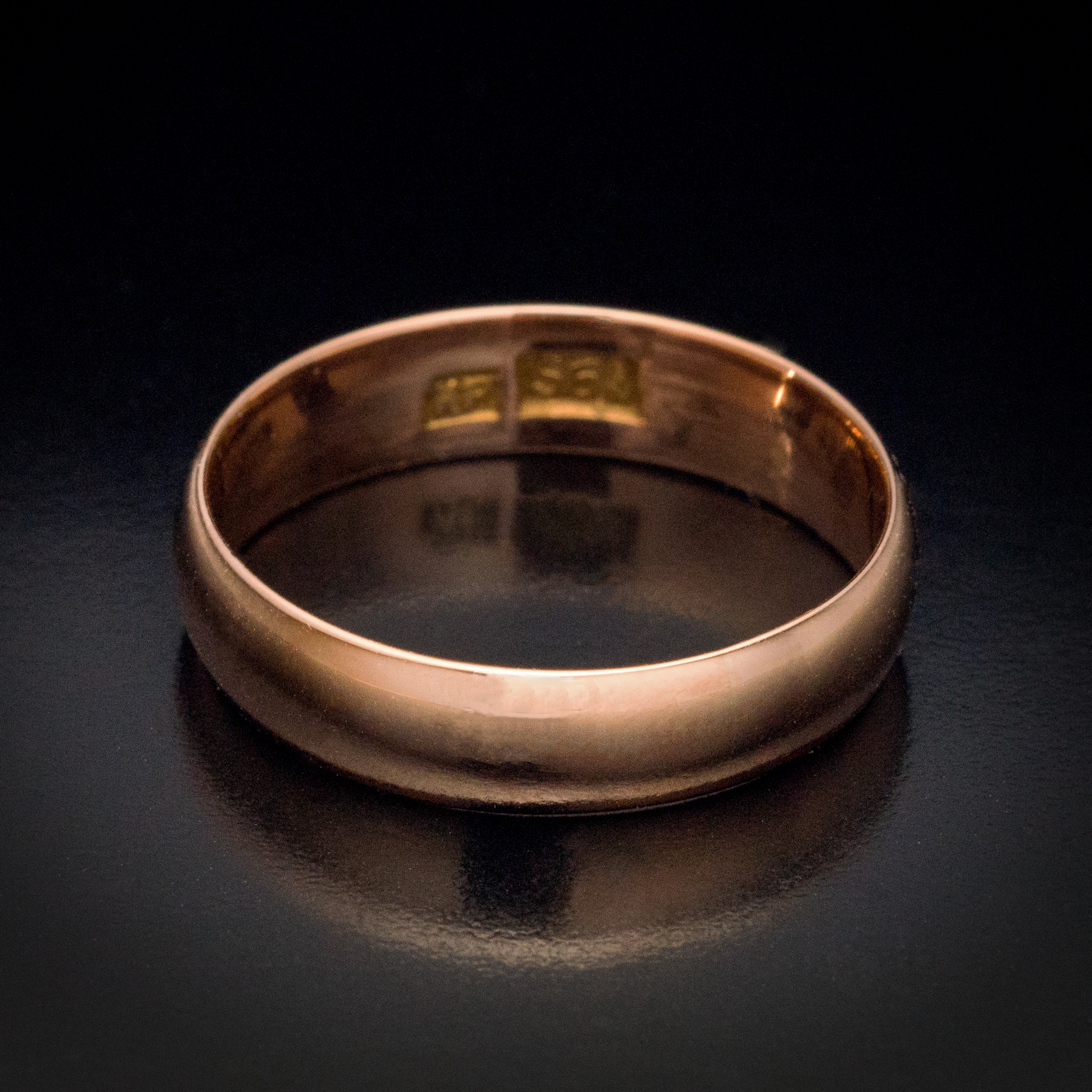 Mixed metal Russian wedding ring – Sylvah Jewellery