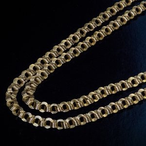 Antique gold chain necklace