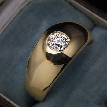 Antique diamond men's ring
