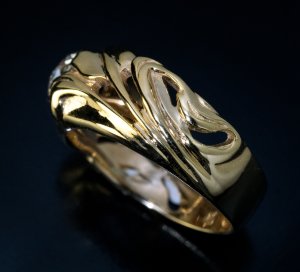 Art Nouveau rings