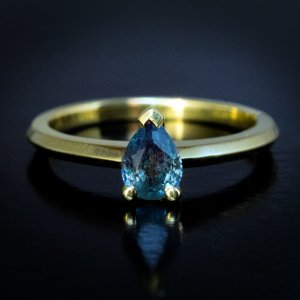 Rare Russian Alexandrite Engagement Ring