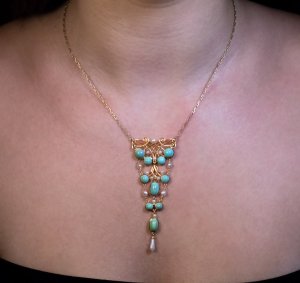 Art Nouveau necklace
