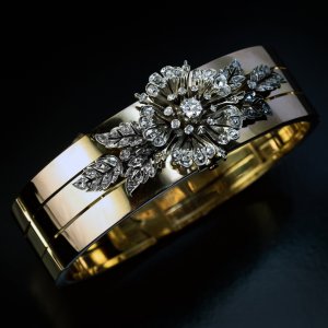 Antique French bangle bracelet