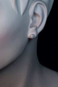 Antique diamond stud earrings