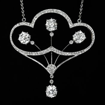 Belle Epoque diamond necklace c. 1910
