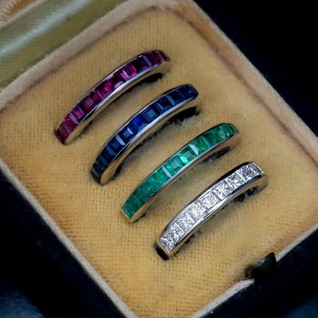 Vintage stackable rings