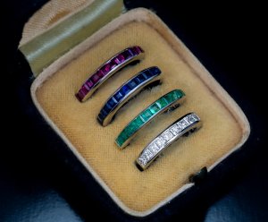 Vintage stackable rings