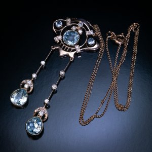 Belle Epoque negligee necklace