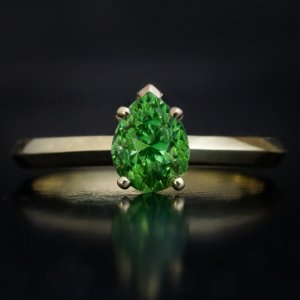 1.10 ct Demantoid ring