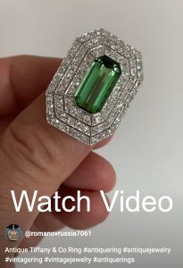Antique Tiffany ring video