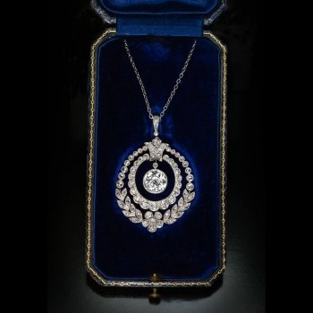 Belle Epoque antique diamond necklace