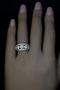 Diamond engagement ring