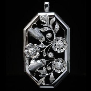 Art Deco jewelry - a circa 1925 convertible brooch pendant