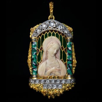 Vintage Spanish Madonna pendant