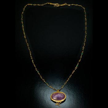 Ancient gold necklace