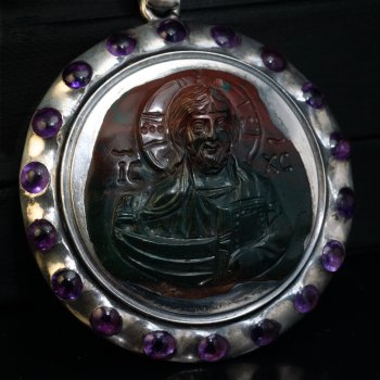 11th Century Byzantine Cameo of Christ