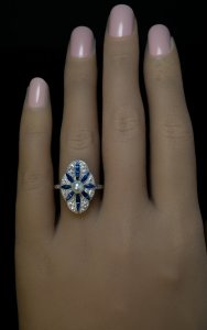 Art Deco rings