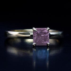 Rare Alexandrite engagement ring