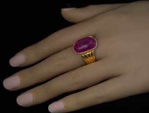 Antique sapphire ring