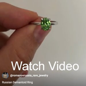 Demantoid ring video