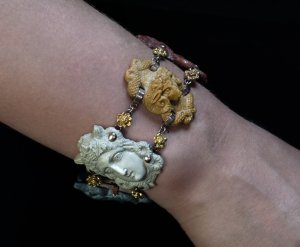 Antique cameo bracelet