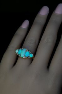 Antique opal ring